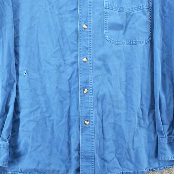 Blue Generation Men's Button-Down Shirt Blue XL Indianapolis Colts Embroidered - Picture 5 of 16